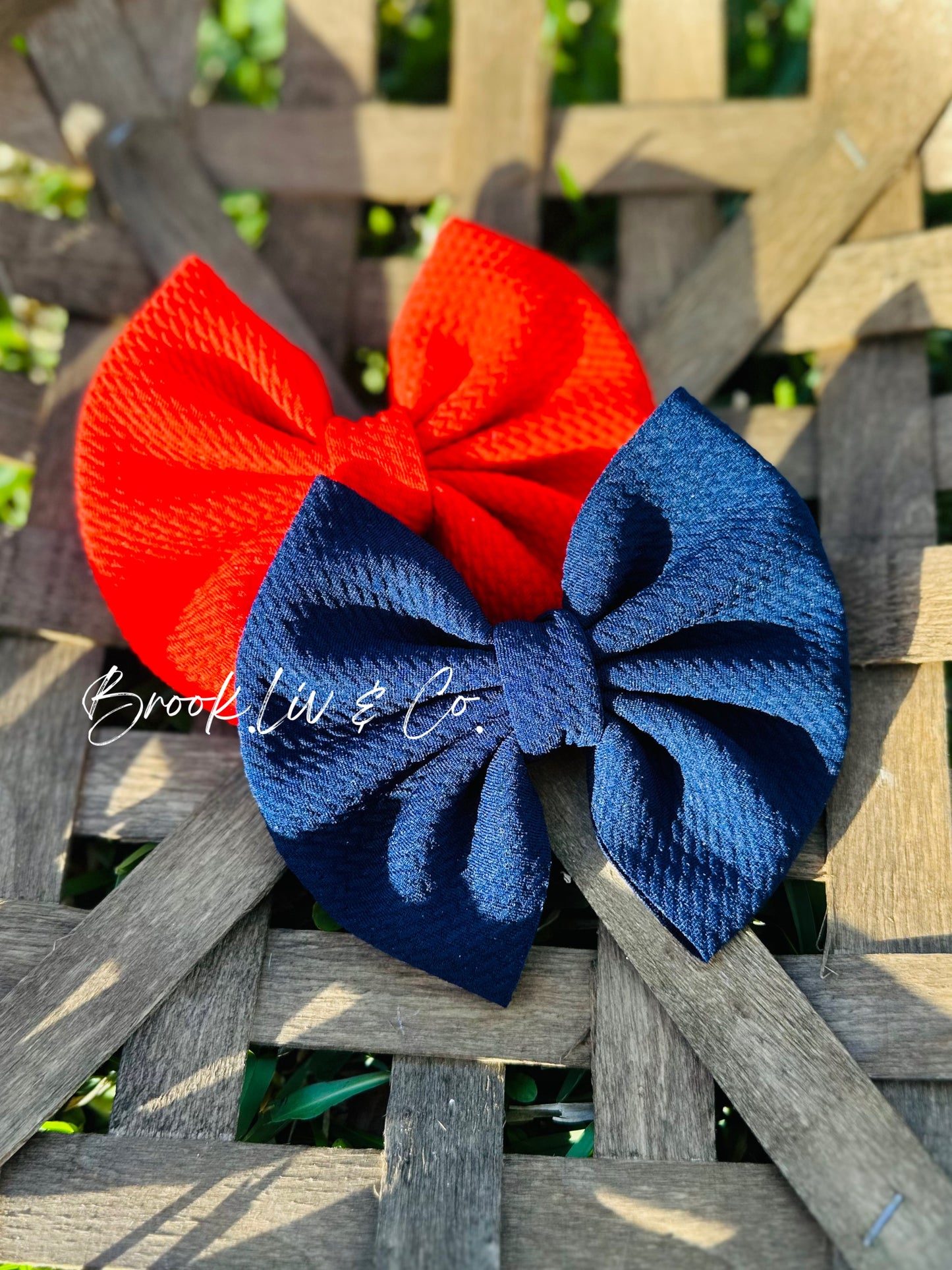 Burnt Orange OG Bow